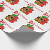 Mele Kalikimaka Weihnachtsananas Geschenkpapier (Ecke)