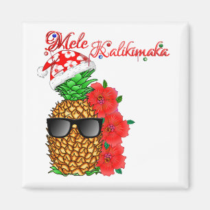 Mele Kalikimaka Weihnachtsananas Magnet