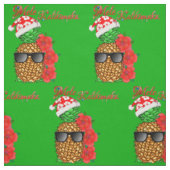 Mele Kalikimaka Weihnachtsananas Stoff (Muster)