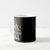 Mele Kalikimaka Weihnachtsbaum Mexican Colorful Fl Kaffeetasse (Vorderseite Links)