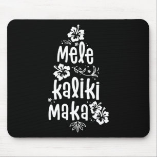 Mele Kalikimaka Weihnachtsfeiertag Hawaiian Xmas V Mousepad