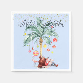 Mele Kalikimaka | Weihnachtsfest auf der Insel - P Serviette