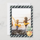 Mele Kalikimaka | Weihnachtsfoto-Collage Card (Rückseite)