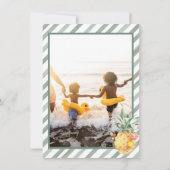 Mele Kalikimaka | Weihnachtsfoto-Collage Card (Rückseite)