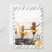 Mele Kalikimaka | Weihnachtsfoto-Collage Card (Rückseite)