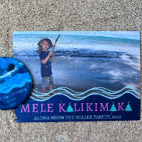 Mele Kalikimaka Weihnachtsfoto Collage