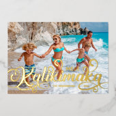 Mele Kalikimaka Weihnachtsgebäck Folien Feiertagskarte (Vorderseite)