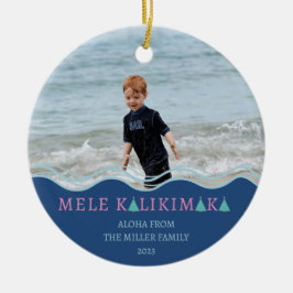 Mele Kalikimaka Weihnachtsgebäck Keramik Ornament