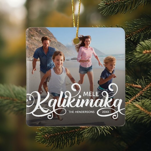 Mele Kalikimaka Weihnachtsgebäck Keramikornament