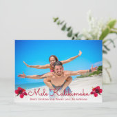 Mele Kalikimaka Weihnachtskarten Feiertagskarte (Stehend Vorderseite)