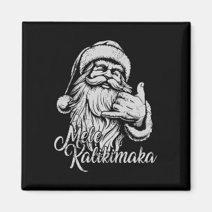 Mele Kalikimaka Weihnachtsmann Hawaiianischer Weih Magnet