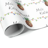 Mele Kalikimaka - WeihnachtsPackpapier Geschenkpapier (Rolleneckpunkt)