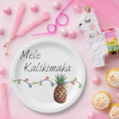 Mele Kalikimaka - WeihnachtspapierTeller Pappteller (Party)