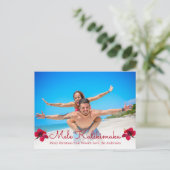 Mele Kalikimaka Weihnachtspostkarten Feiertagspostkarte (Stehend Vorderseite)