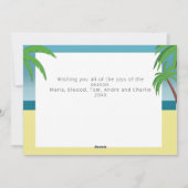 Mele Kalikimaka Weiner Flat Christmas Feiertagskarte (Rückseite)