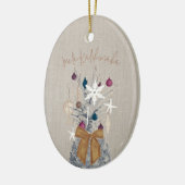 Mele Kalikimaka, Zuckerpflaume Keramik Ornament (Links)