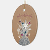 Mele Kalikimaka, Zuckerpflaume Keramik Ornament (Links)