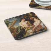 Meleager und Atalanta (Öl auf Leinwand) Getränkeuntersetzer (Linke Seite)