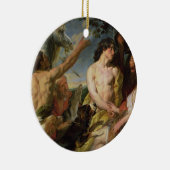 Meleager und Atalanta (Öl auf Leinwand) Keramik Ornament (Rechts)