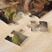 Meleager und Atalanta (Öl auf Leinwand) Puzzle (Seite)