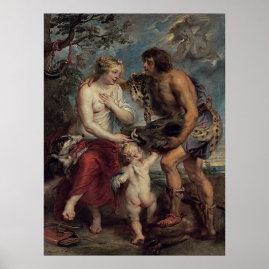 Meleager und Atalante Poster (Vorne)