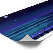 Melée Night Dock Monkey Insel Poster (Ecke)