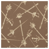 Melee-Waffen der 1800er, Haselnussbraun Stoff (Nahaufnahme)