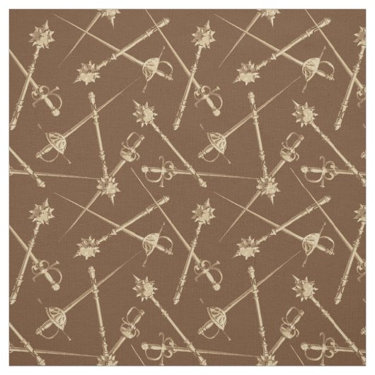 Melee-Waffen der 1800er, Haselnussbraun Stoff (Muster)