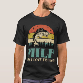 Melf Mann in Liebe Angelretro Vintager Sonnenunter T-Shirt