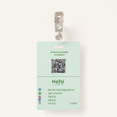 MELFEL AUSWEIS (Rückseite mit Klammer)