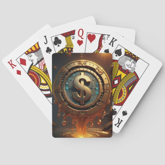 Melgende Poker Chip Playing Cards Spielkarten (Rückseite)