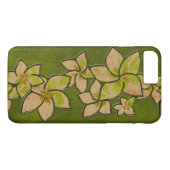 Melia Hawaiian Plumeria Imitats Wood Case-Mate iPhone Hülle (Rückseite (Horizontal))