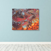 Melierte Crayon Serie - Lava Beach wie Leinwanddruck (Insitu (Holzboden))