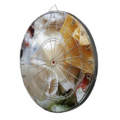 Melierter Käse Nacho Funny Food Dartscheibe (Vorderseite rechts)