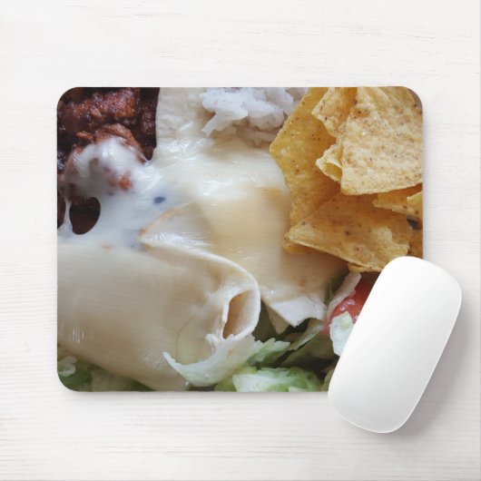 Melierter Käse Nacho Funny Food Mousepad (Mit Mouse)