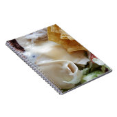 Melierter Käse Nacho Funny Food Notizblock (Rechte Seite)