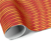 Melierter Kupfer-Effekt Moiré Stripes Abstrakt Geschenkpapier (Rolleneckpunkt)