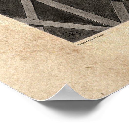 Méliès Le Voyage dans la Lune Tableau 5 Poster (Ecke)