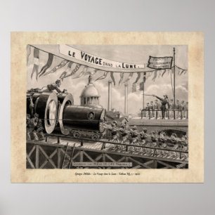 Méliès Le Voyage dans la Lune Tableau 5 Poster