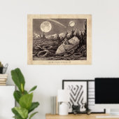 Méliès Voyage dans la Lune Tableau 10 Poster (Heimbüro)