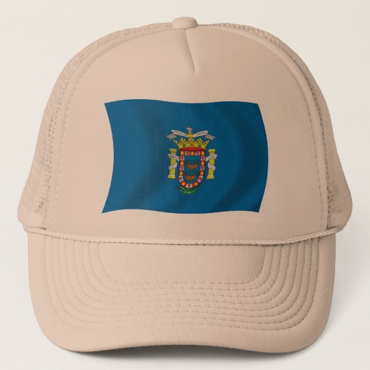 Melilla Flag Hat Truckerkappe (Vorderseite)