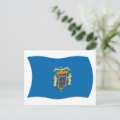 Melilla Flag Postcard Postkarte (Stehend Vorderseite)