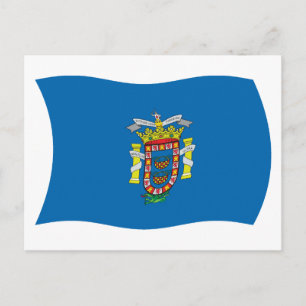 Melilla Flag Postcard Postkarte