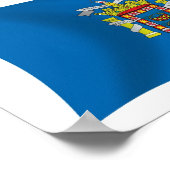 Melilla Flag Poster Print (Ecke)