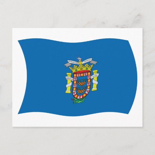 Melilla Flag Postkarte (Vorderseite)