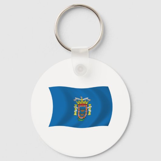 Melilla-Flag-Schlüsselanhänger Schlüsselanhänger (Vorderseite)