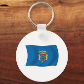 Melilla-Flag-Schlüsselanhänger Schlüsselanhänger (Vorderseite)