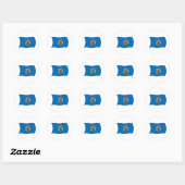 Melilla Flag Sticker (Blatt)