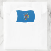 Melilla Flag Sticker (Tasche)