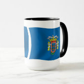 Melilla Flag Tasse (VorderseiteRechts)